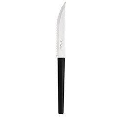 CUCHILLO ASADO 22CM MANGO NEGRO MILLENIUM DI SOLLE
