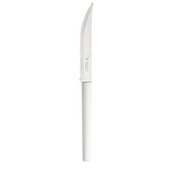 CUCHILLO ASADO 22CM MANGO BLANCO MILLENIUM DI SOLLE