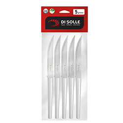 SET 5 CUCHILLO ASADO BLANCO MILLENIUM 22CM