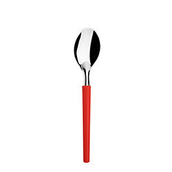 CUCHARA DE MESA 19.6CM MANGO ROJO MILLENIUM DI SOLLE