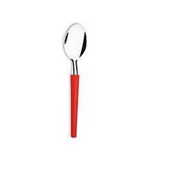 CUCHARA POSTRE 16.7CM MANGO ROJO MILLENIUM DI SOLLE