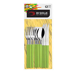 JGO 12PZAS AC. INOX. M/VERDE MILLENIUM DI SOLLE