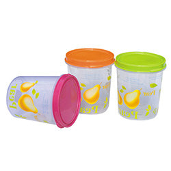 RECIPIENTE HERMETICO 3.4L PLASTICO.  D18xH20CM