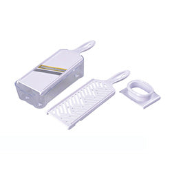 MANDOLINA 4 PIEZAS 32X8.5X8.5CM PLASTICO BLANCO