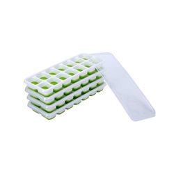 SETX4 CUBETERA/TAPA PLAST BASE DE SILICONA VERDE