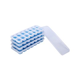 SETX4 CUBETERA/TAPA PLAST BASE DE SILICONA AZUL