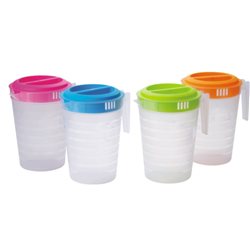 JARRA 2L CON TAPA PLASTICO COLORES SURTIDOS
