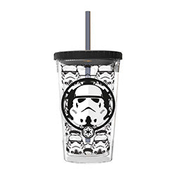 VASO DOBLE PARED CAFE HELADO 450ML STAR WARS