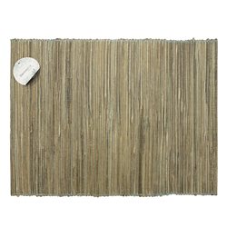 INDIVIDUAL JACINTO DE AGUA 35x48CM PLATA/TURQUESA