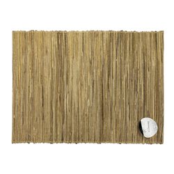 INDIVIDUAL JACINTO DE AGUA 35x45CM NATURAL/GOLD
