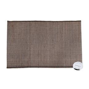 INDIVIDUAL 35x45CM SEA GRASS NATURAL/NEGRO