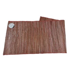 SENDERO 35x183CM JACINTO PLATA/ROJO