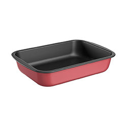 ASADERA ALUMINIO RECTANGULAR HONDA CEREZA. 33.5x24x6CM