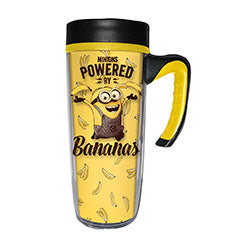 TRAVEL MUG 530ML DOBLE PARED MINIONS