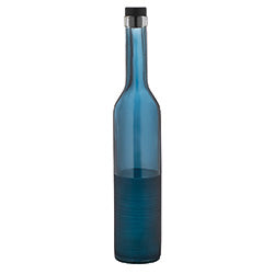 ACEITERA VIDRIO 500CC C/TAPA AZUL COBALT REGNA