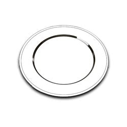 PLATO DE SITIO D31.5CM ACERO PETUNIA BRINOX