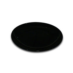 PLATO POSTRE RED. D22CM PORCELANA NEGRA SILENE