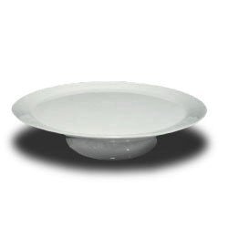 PLATO TORTA C/PIE PORCELANA BLANCA D29/H7CM