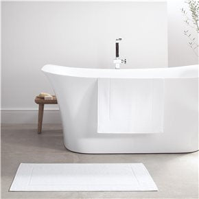 TOALLA P/PIES MOLDURA WASH BUDDEMEYER - 700 G/M2 - 1011 / BLANCO - 48X85