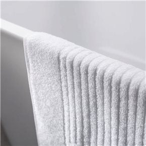 TOALLA P/PIES CANELADO WASH BUDDEMEYER - 500 G/M2 - 1011 / BLANCO - 48X70