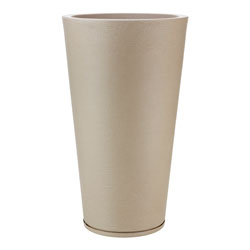 MACETA 40X80CM GENEBRA GRAPHITO EFECTO PIEDRA BEIGE