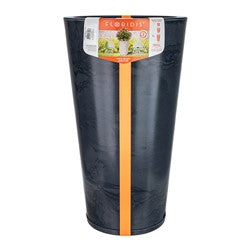 MACETA GENEBRA MARMORATO NEGRO 40X80CM