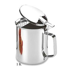 JARRA C/TAPA Y TRAMPA P/HIELO 1 LITRO BRINOX
