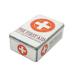 LATA 20X13X7H CM VINTAGE FRIST AID
