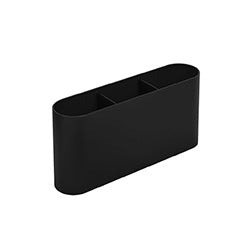 ESCURRE CUBIERTOS PLASTICO FLAT 6x23.5x10CM NEGRO