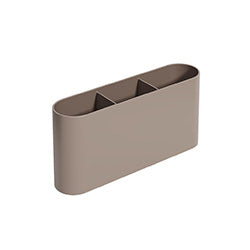 ESCURRE CUBIERTOS PLASTICO FLAT 6x23.5x10CM WARM GRAY