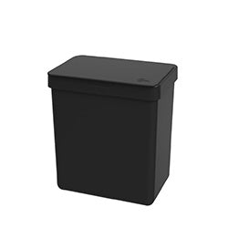 PAPELERA MESA PLASTICO SINGLE 2.5L NEGRO COZA