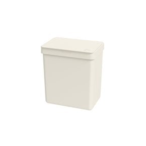 PAPELERA MESA PLASTICO SINGLE 2.5L  GRIS CLA COZA