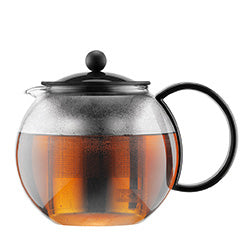 TETERA C/FILTRO 1LT TAPA/ASA NEGRO ASSAM BODUM