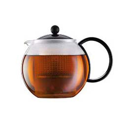 TETERA CON FILTRO 1LT 4TAZAS NEGRO ASSAM BODUM