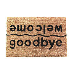 FELPUDO DE COCO 40X60CM H.1.5CM  WELCOME- GOOD BYE