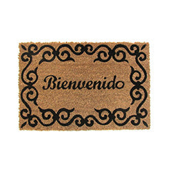 FELPUDO DE COCO BIENVENIDO. 40X60CM/H1.5CM