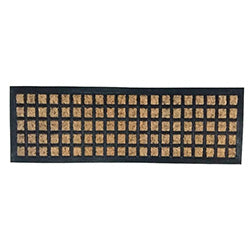 FELPUDO COCO/GOMA ENTRAMADO. 25X75CM