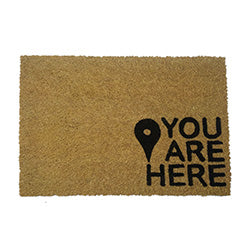 FELPUDO DE COCO 40x60CM H1.5CM YOU ARE HERE