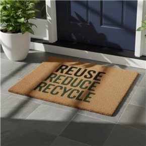 FELPUDO COCO  REUSE/REDUCE/RECYCLE.  40x60CM/H1.5CM