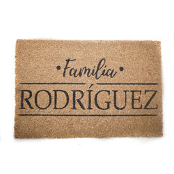 FELPUDO DE COCO 40X60CM H.1.5CM FAMILIA RODRIGUEZ
