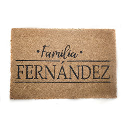 FELPUDO DE COCO 40X60CM H.1.5CM FAMILIA FERNANDEZ