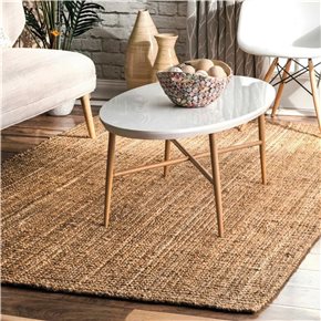 ALFOMBRA DE YUTE 120x160CM NATURAL