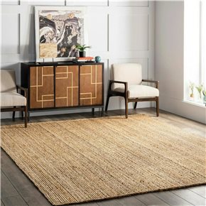 ALFOMBRA DE YUTE 160x220CM NATURAL