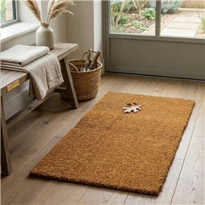 ALFOMBRA NATURAL PLAIN  50X100X2CM SELECTA