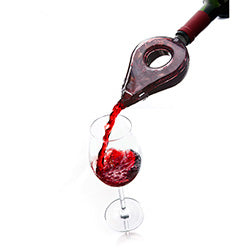TAPON AIREADOR BOTELLA VINO TRANSP/ GRIS VACU VIN