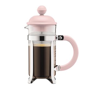 CAFETERA 350ML 3 TAZAS ROSA/CROMO CAFFETIERA BODUM