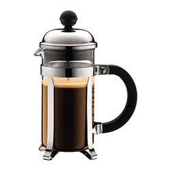 CAFETERA 350ML 3 TAZAS ACERO/NEGRO CHAMBORD BODUM
