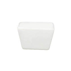 RAMEQUIN CUADRADO 6X4.5 CM PORCELANA BLANCO