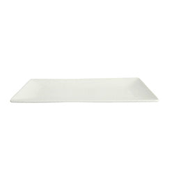 FUENTE RECTANGULAR 26X12X2 CM PORCELANA BLANCO