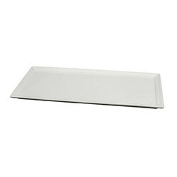 FUENTE RECTANGULAR BLANCO. 28x13x2CM